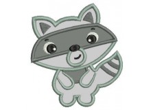 Stickmuster - Waschbär